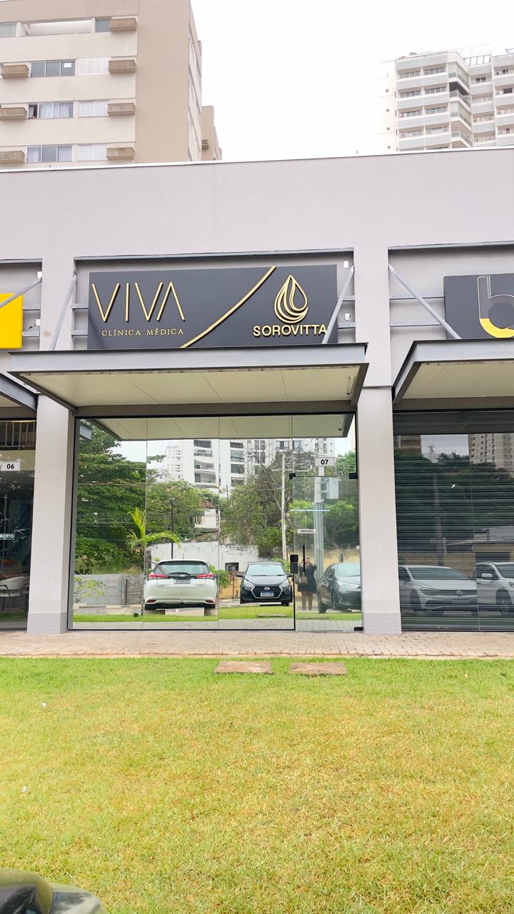 Fachada da Sorovitta Cuiabá, na Praça Popular